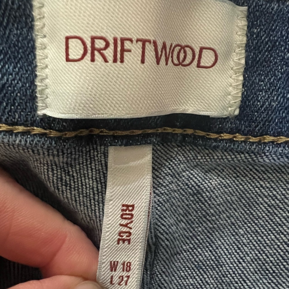 Driftwood Royce jeans floral embroidered ankle boho bohemian size 18 - Picture 4 of 8